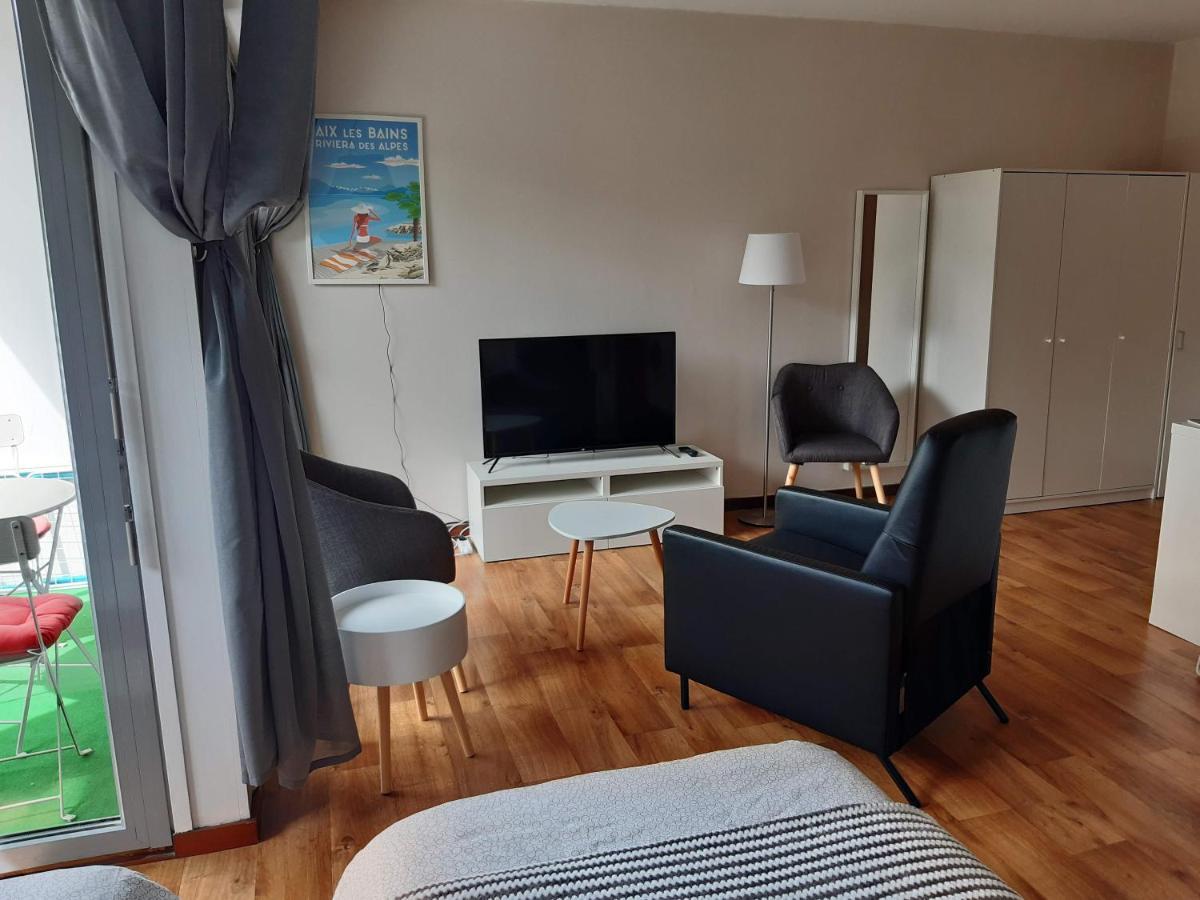 Studio Calme Renove Parking Proche Centre Et Thermes Экс-ле-Бен Экстерьер фото